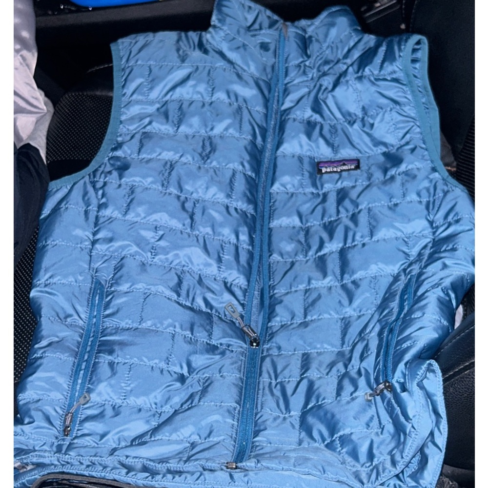 Patagonia Sky Blue Quilted Vest
